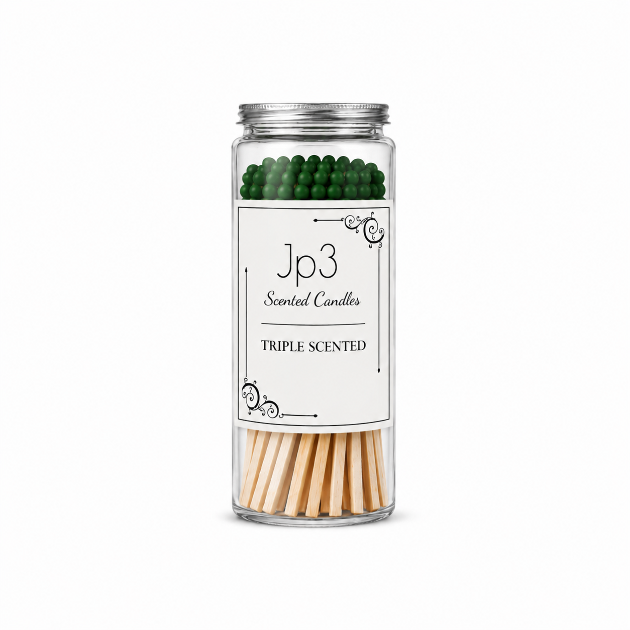 Matches In A Glass Bottle
